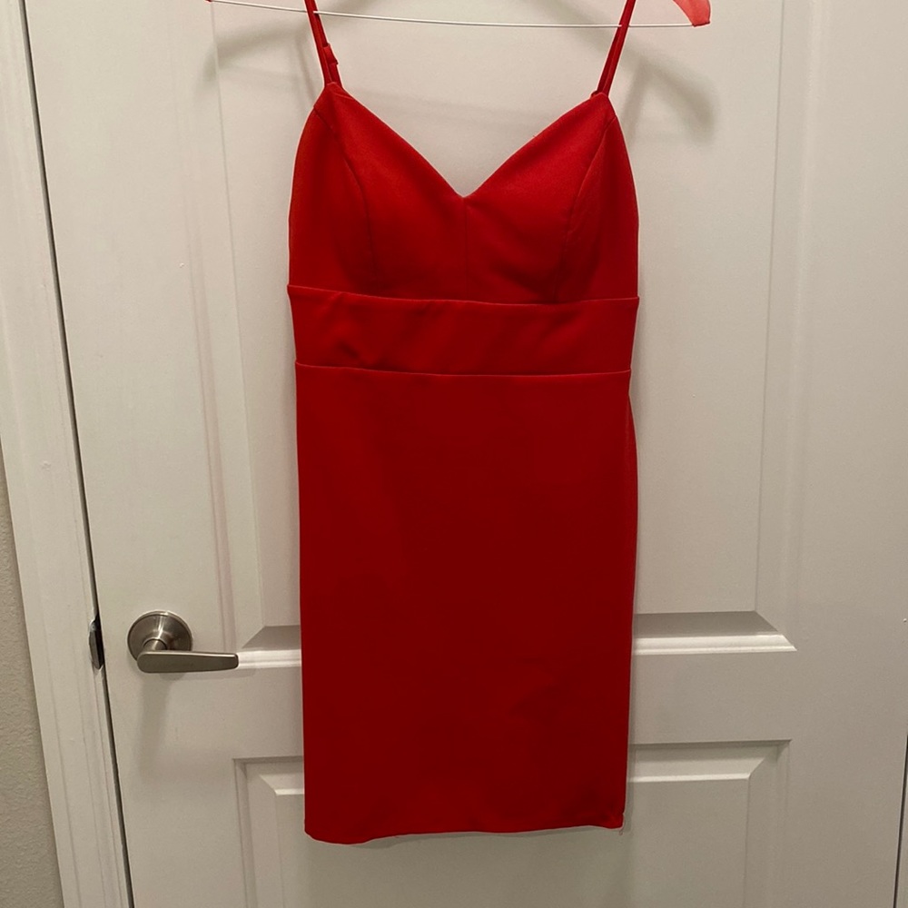 Red dress
